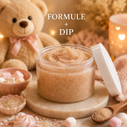 Formule validée avec DIP GOMMAGE AUTO CHAUFFANT - DOUCEUR D'ENFANCE