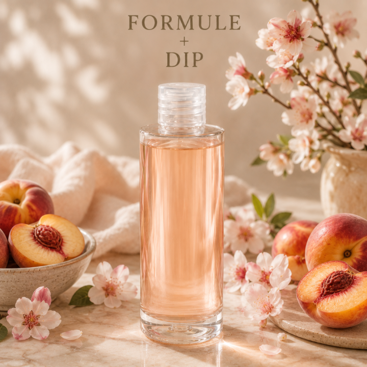 Formule validée avec DIP LOTION PURIFIANTE ET APAISANTE - PECHE NECTARINE