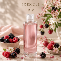 Formule validée avec DIP LOTION PURIFIANTE ET APAISANTE - MURE FRAMBOISE