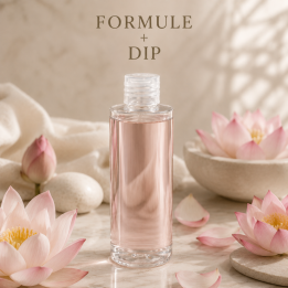 Formule validée avec DIP LOTION PURIFIANTE ET APAISANTE - FLEUR DE LOTUS