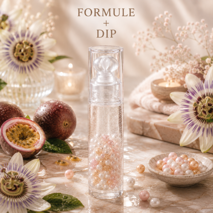 Formule validée avec DIP SERUM PERLES - FRUIT DE PASSION