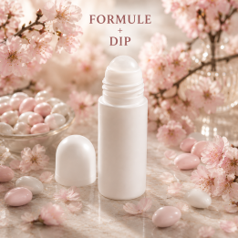 Formule validée avec DIP DEODORANT ROLL-ON - DRAGEE FLEUR DE CERISIER
