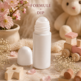 Formule validée avec DIP DEODORANT ROLL-ON - DOUCEUR D'ENFANCE