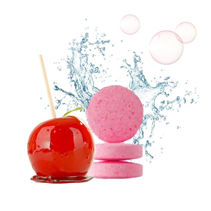 GALET DE BAIN EFFERVESCENTS POMME D'AMOUR