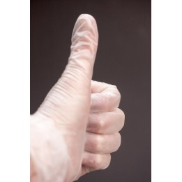 Gants vinyl non poudrés small 