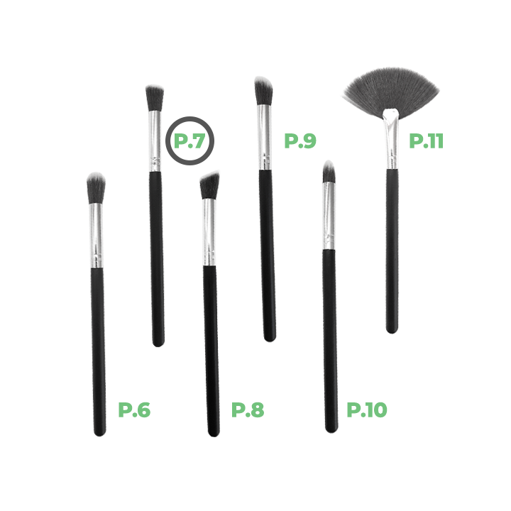 Pinceau maquillage 7 ✪