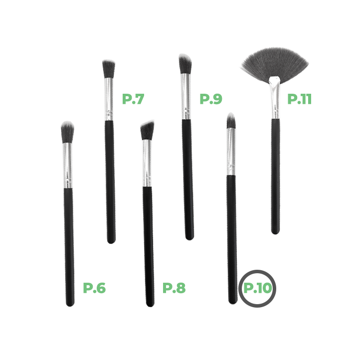 Pinceau maquillage 10 ✪