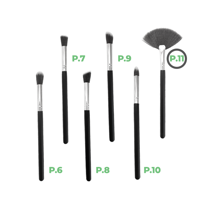 Pinceau maquillage 11 ✪
