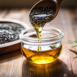 Chia Pression à froid HUILE COSMÉTIQUE