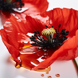 Coquelicot pétales MACÉRAT HUILEUX