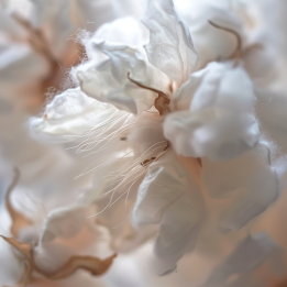 Parfum cosmétique fleur de coton