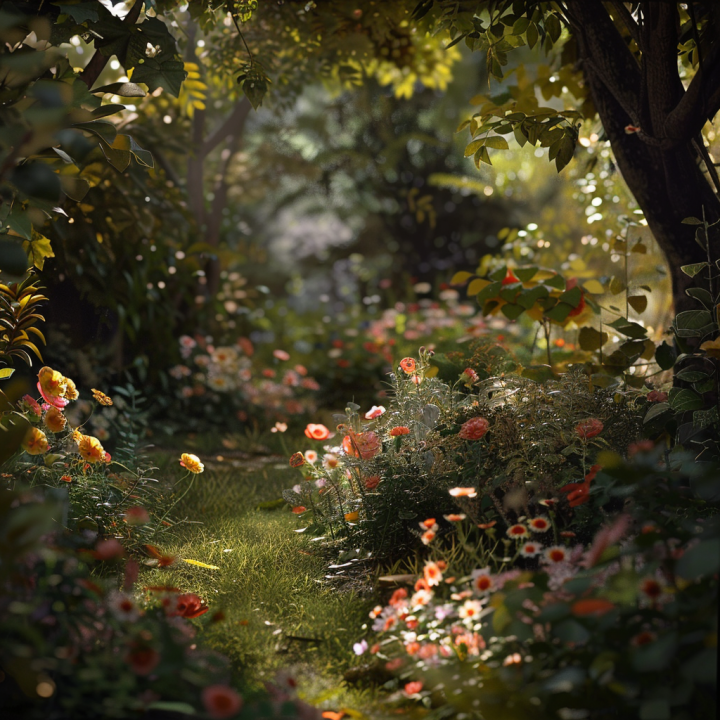 Parfum cosmétique jardin anglais