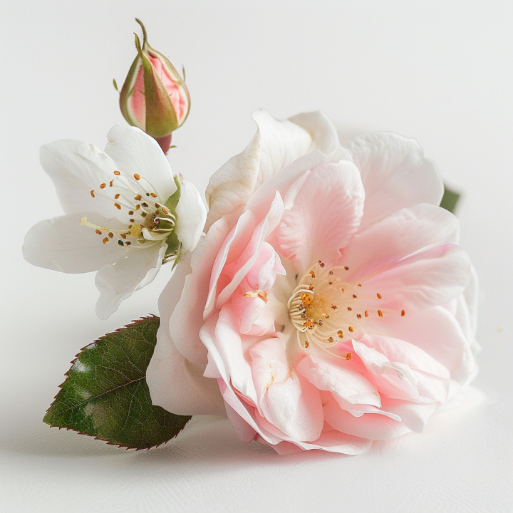 Parfum cosmétique Rose délicate & Jasmin blanc