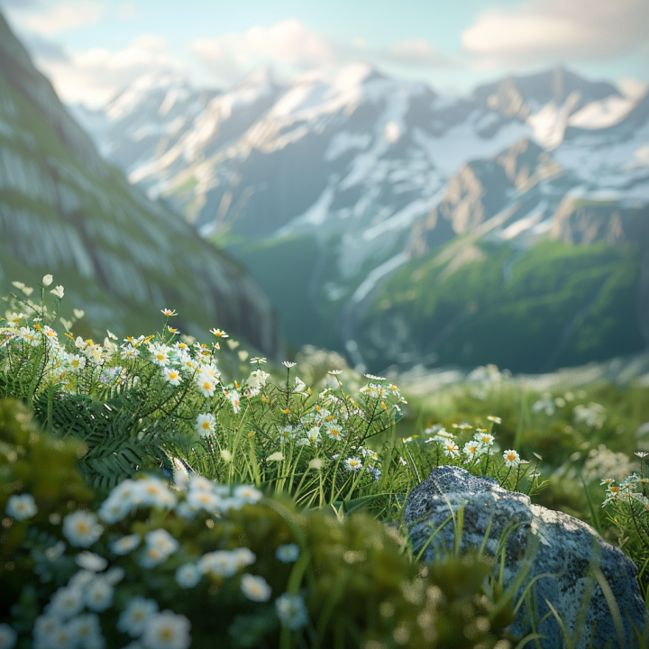 Parfum cosmétique Herbes des Alpes