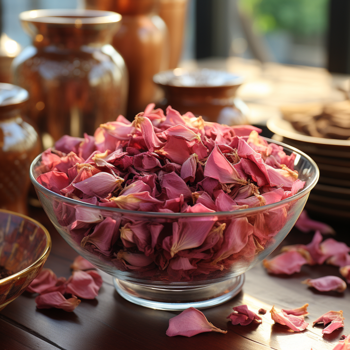 Pétales de rose FLEURS SECHEES