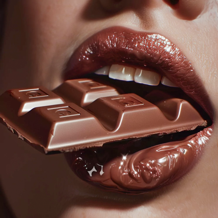 Parfum cosmétique Lèvres Chocolat