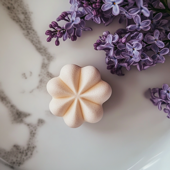RECETTE FONDANT DE DOUCHE AU SUCRE ET PARFUM LILAS