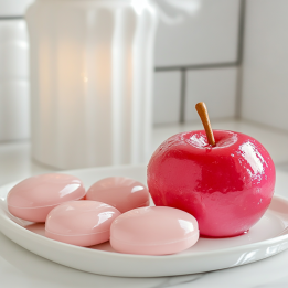 RECETTE GALET DE BAIN EFFERVESCENT POMME D'AMOUR