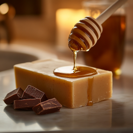 RECETTE SAVON GOURMAND MIEL ET CHOCOLAT
