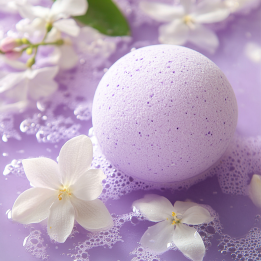 BOULES DE BAIN EFFERVESCENTES PARFUM JASMIN