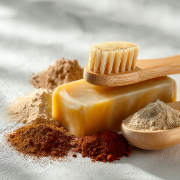 Formation cosmetique solides dentifrice aux argiles