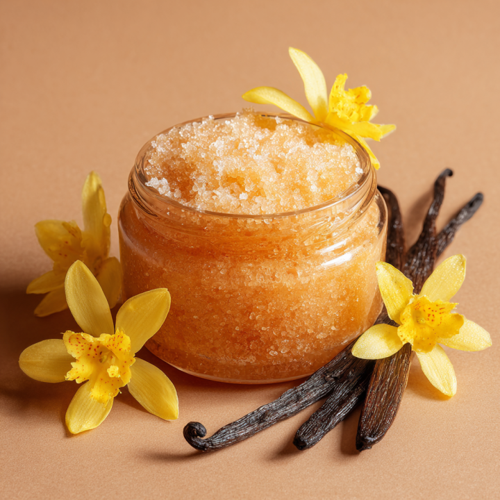 RECETTE GOMMAGE AU SUCRE PARFUM VANILLE