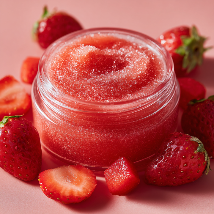 GOMMAGE AU SUCRE PARFUM FRAISE