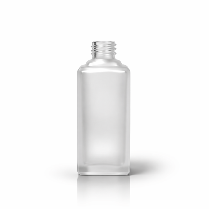 Flacon verre glacé carré 20 ml TETRAGONO