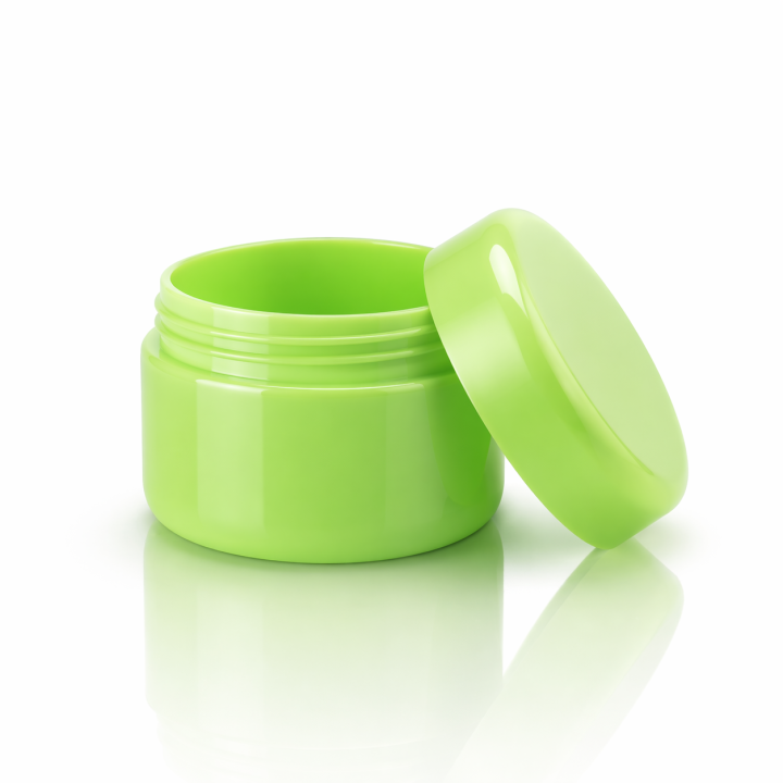 Pot PP 100ml vert avec couvercle et opercule PRASINOS