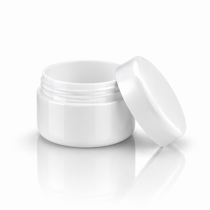 Pot PP 100ml vert avec couvercle et opercule PRASINOS