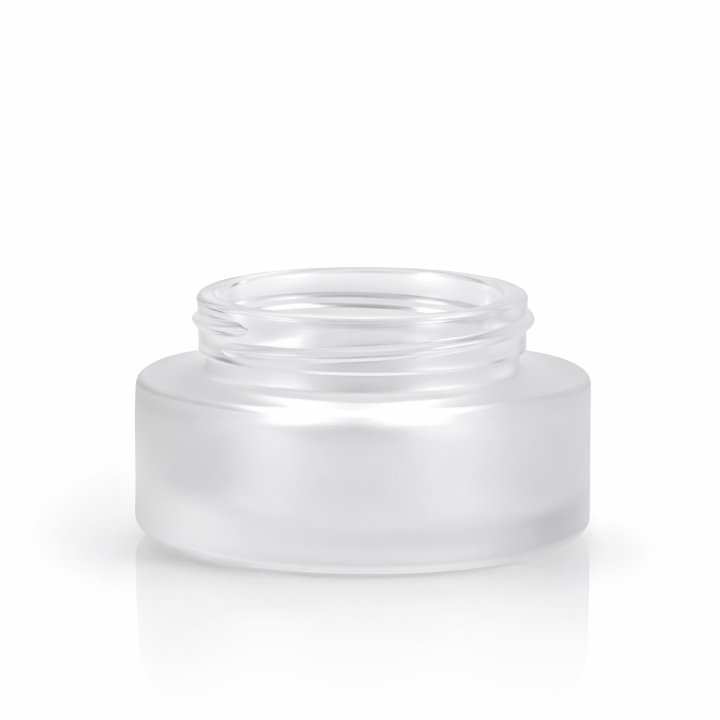 Pot verre glacé 30ml large