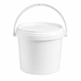 Pot plastique 1kg avec couvercle