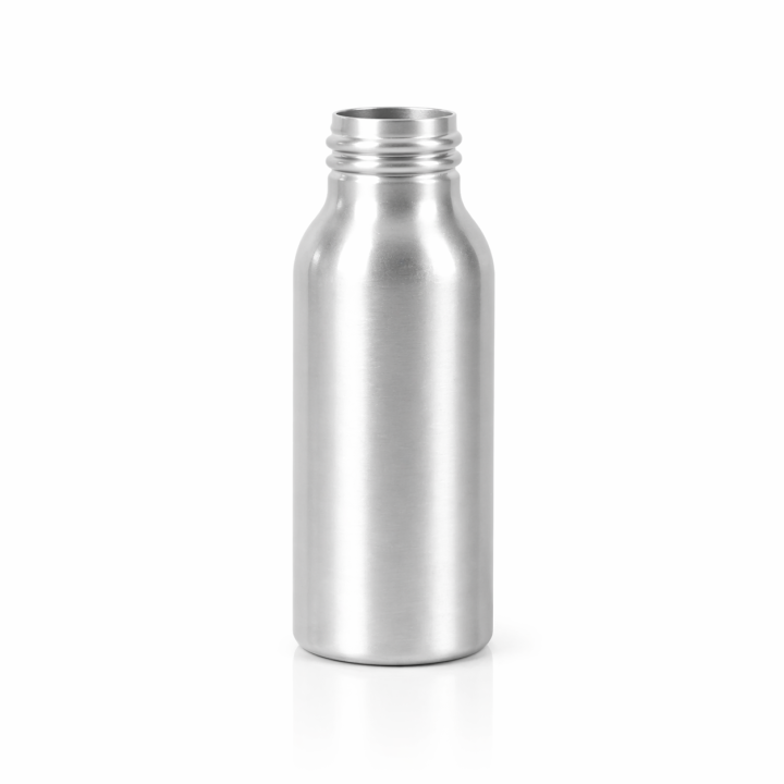 Flacon alu argent finition luxe gloss 50 ml