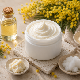 CHANTILLY CORPORELLE MIMOSA, LILAS ET COQUELICOT