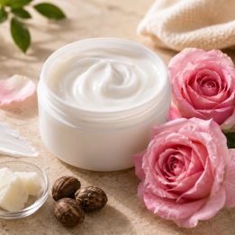 RECETTE CREME CORPS A LA ROSE