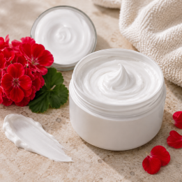 RECETTE CREME TRES HYDRATANTE CORPS GERANIUM