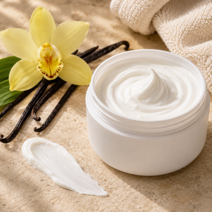 RECETTE CREME TRES HYDRATANTE CORPS VANILLE