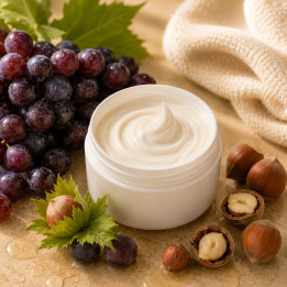 RECETTE CREME VISAGE RAISIN ET NOISETTE