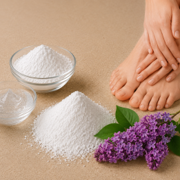 POUDRE PIEDS ANTI ODEUR PARFUM LILAS