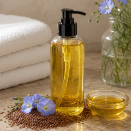 HUILE DE MASSAGE PARFUM LIN FRAIS