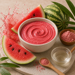 RECETTE MASQUE ARGILE ROUGE PASTEQUE