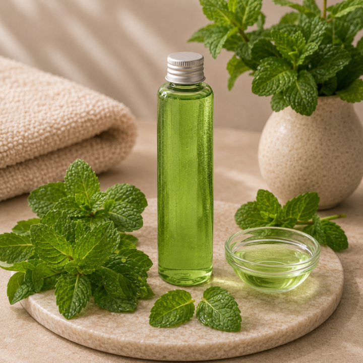 RECETTE LOTION TONIQUE BONNE MINE MENTHE POIVREE