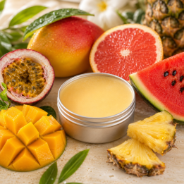 RECETTE PARFUM SOLIDE FRUIT EXOTIQUE, MANGUE ET AMANDE