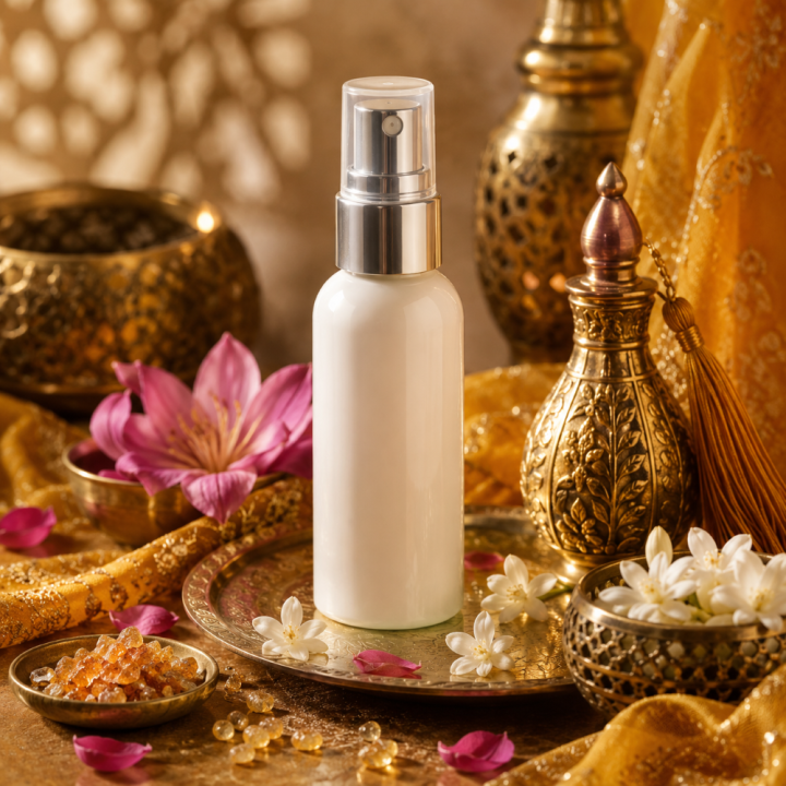 RECETTE PARFUM SPRAY COSMETIQUE BAISER INDIEN