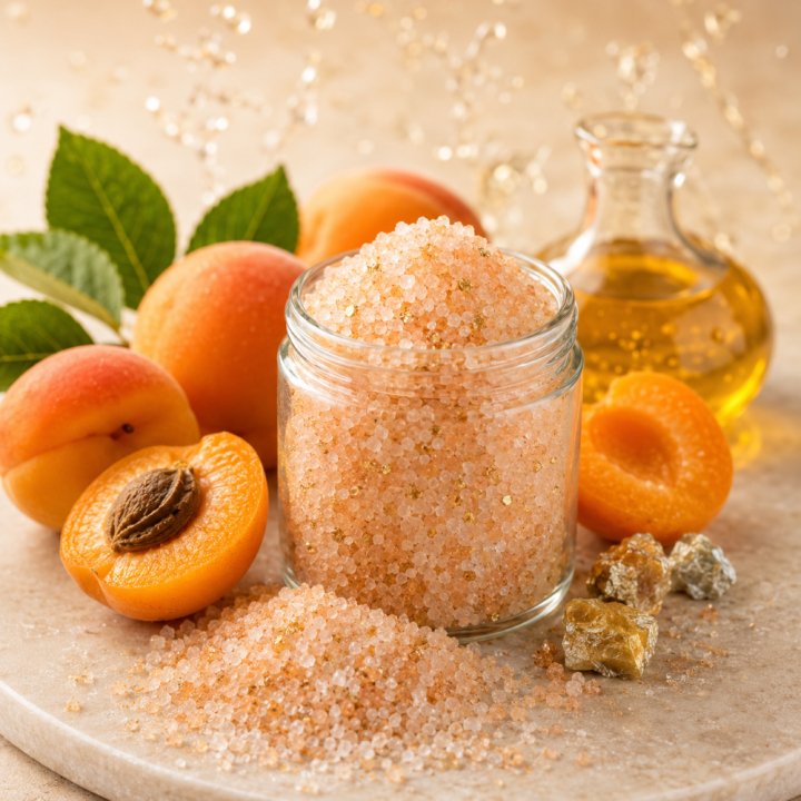 SEL DE BAIN HYDRATANT OR PAFUM ABRICOT PECHE