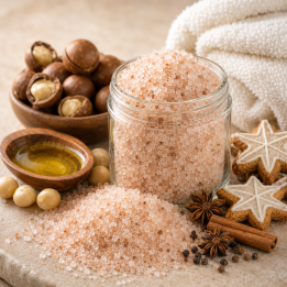 SELS DE BAIN PARFUM PAIN D'EPICE ET CANNELLE