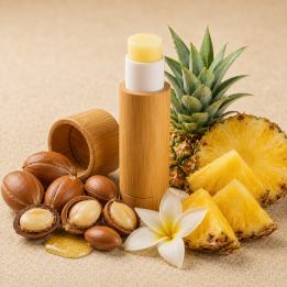RECETTE STICK LEVRES ANANAS ARGAN
