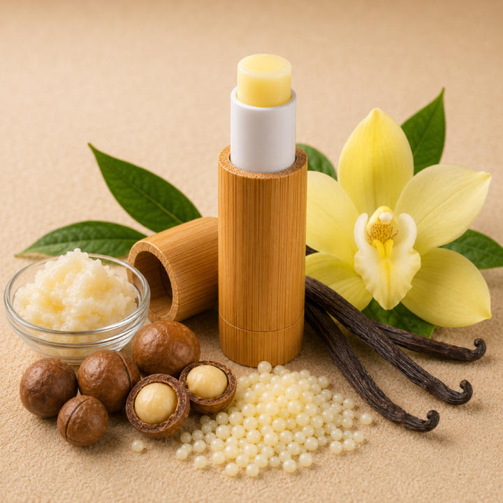 RECETTE STICK  LEVRES CHANVRE VANILLE