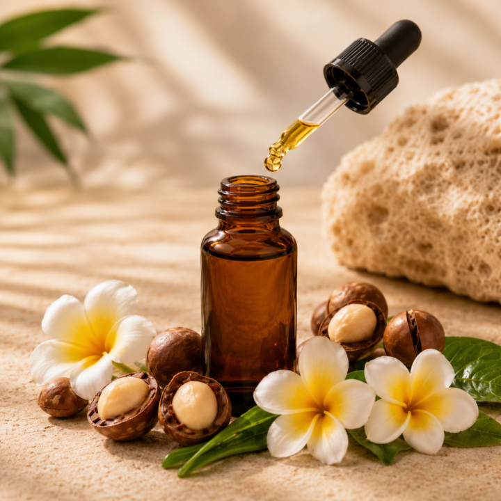 HUILE HYDRATANTE POUR CHEVEUX SECS PARFUM MONOI
