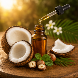 HUILE A BARBE ET CHEVEUX NOURRISSANTE PARFUM COCO